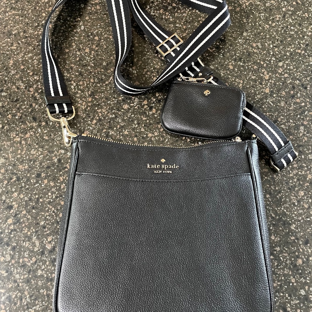 NWOT Kate Spade Rosie North South Swingpack Crossbody Black